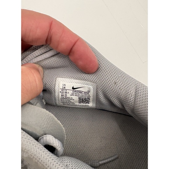 Nike Court Air Zoom Vapor 11 HC Tennis Shoes Wolf Grey Laser Orange, Men's 14 - Picture 12 of 12